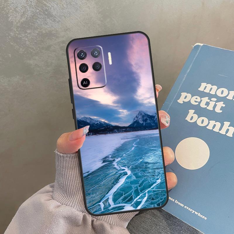 Die Wellen Meerwasser Hülle Für Oppo A74 A94 A54 A18 A38 A58 A78 A98 A40 A60 A80 A16 A76 A96 A15 A17 A77 A57S Abdeckung