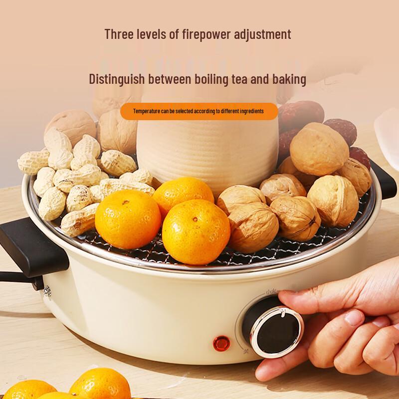 Indoor Electric Ceramic Stove Set with Grill and Milk Pot