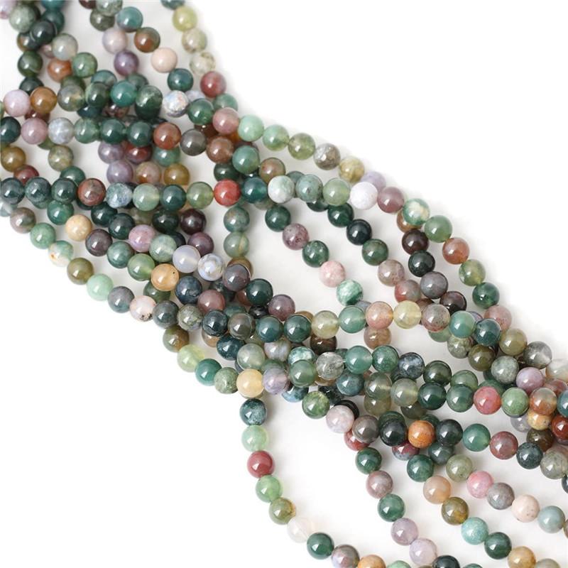 Přírodní drahokam volná distanční vložka Korálky přírodního achátu 4 6 8 10mm kulaté korálky pro výrobu šperků