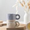 Irregular Ceramic Mug Coffee Cup Milk Tea Cup Breakfast Mug Drinkware Mark Cup Water Cup Household Supplies Gifts