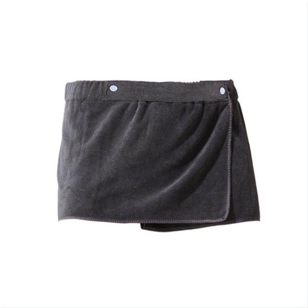 Short Men's Sexy Shorts Pajamas Swimming Thick Open Pajamas Towel Side Split Soft Microfiber Bath Shorts for Adults