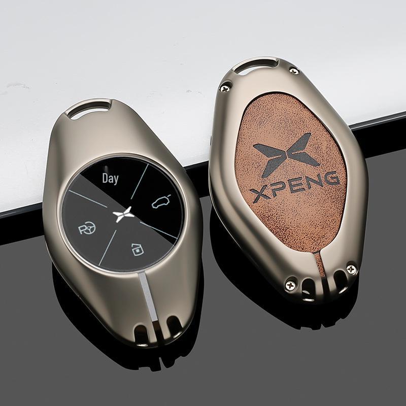 

Xiaopeng Key Case for P7 P5 G9 Mod - Genuine Leather Metal Key Cover for G3 G3i (Men s/Women s)