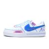 Court Vision 1 Elektronisches Spielzeug, Sweetheart, Street PU Niedrige Skateboard-Schuhe Unisex Weiß Blau DH2987-101(team1925)