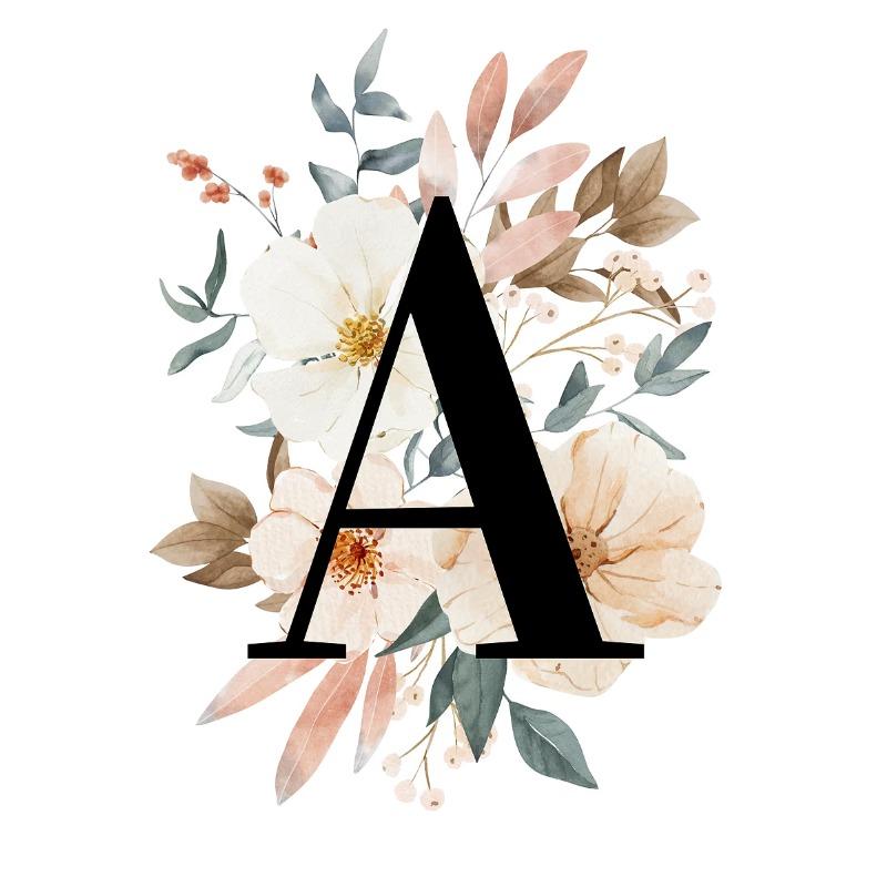 Minimalist Floral And Letter Combination The Education Of The Child Art Poster Canvas Printing Nursery School Classroom Decor