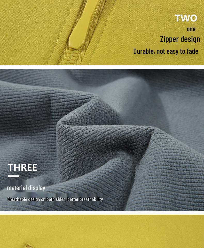 Unisex Windproof Softshell Parka: Waterproof Hiking Jacket for Autumn/Winter