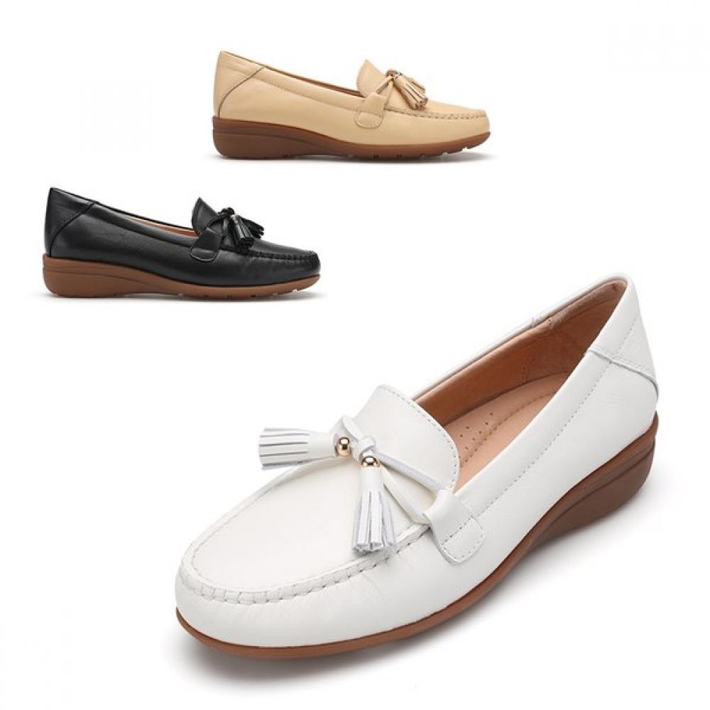 

MiSope Women S Loafer 4cm 3color 012619001 blacks/245