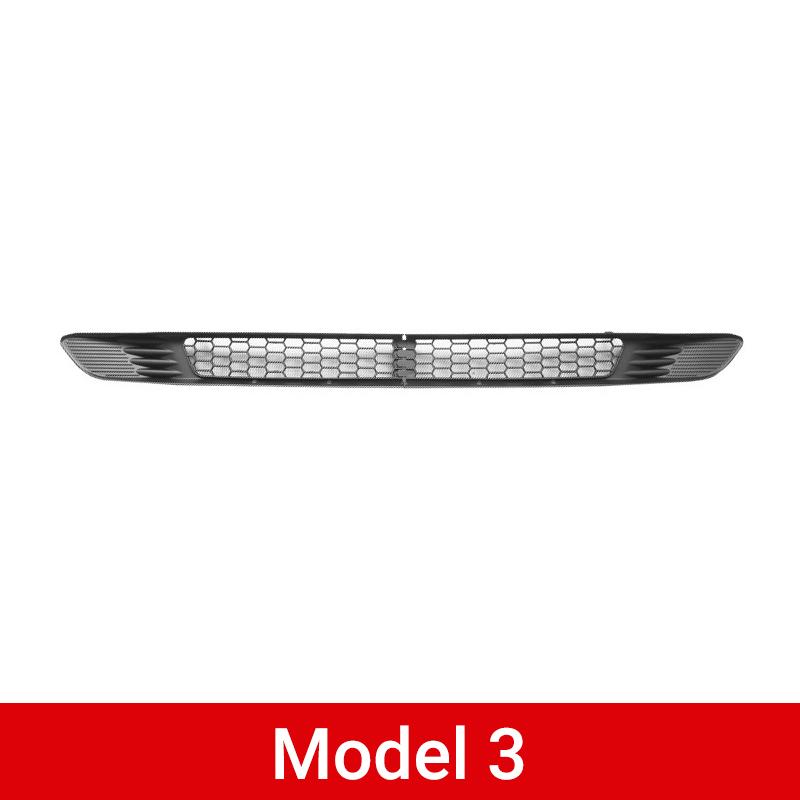 ABS Car Front Grill Grille Decorative Cover Case Frame Trim Strip Sticker Accessories For Tesla Model 3 Y 2024 2024 2024 2024