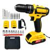 Cordless Industrial Grade Double Speed Hand Drill with Lithium Battery for Various Applications