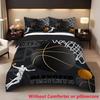 Sports Basketball Bed Three-Piece Set Custom 3D Digital Printing Polyester Abraded Bed Sheet Quilt Cover