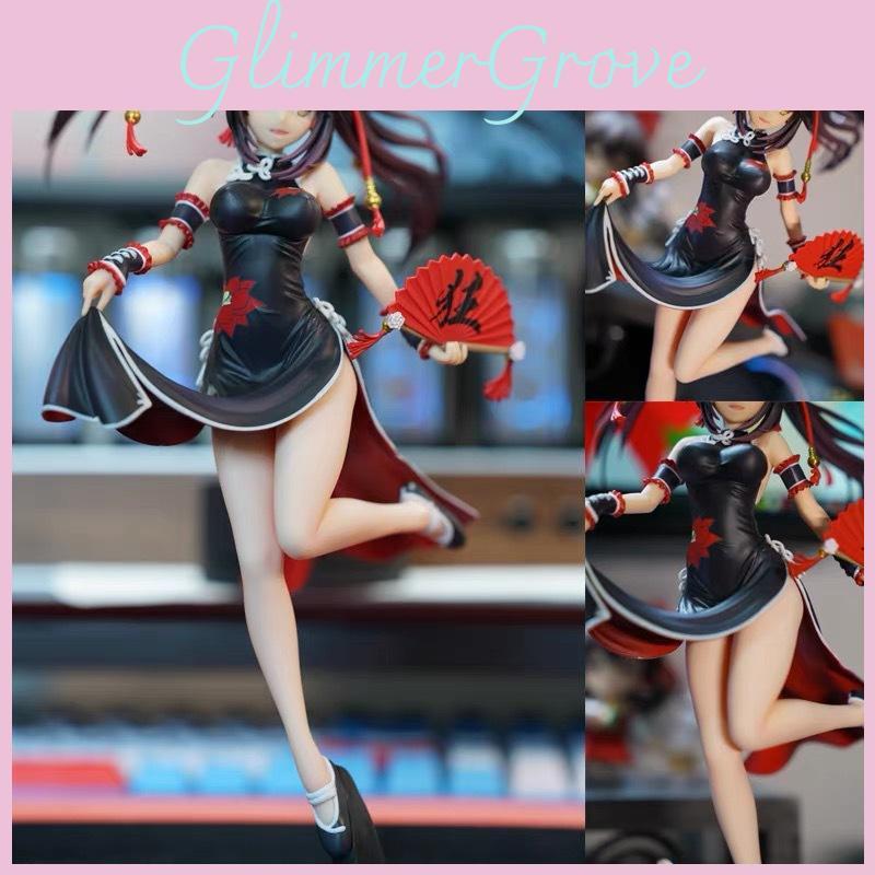Detailed Date A Live Kurumi Tokisaki Collectible Pvc Figure In Striking Cheongsam Kimono