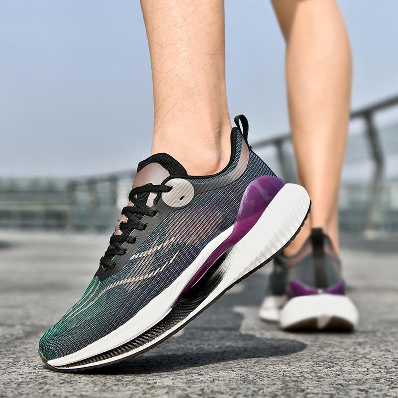 Running shoes men's flying electric 43c red rabbit 6pro7 carbon board student sports big children's racing running shoes women's sports horse