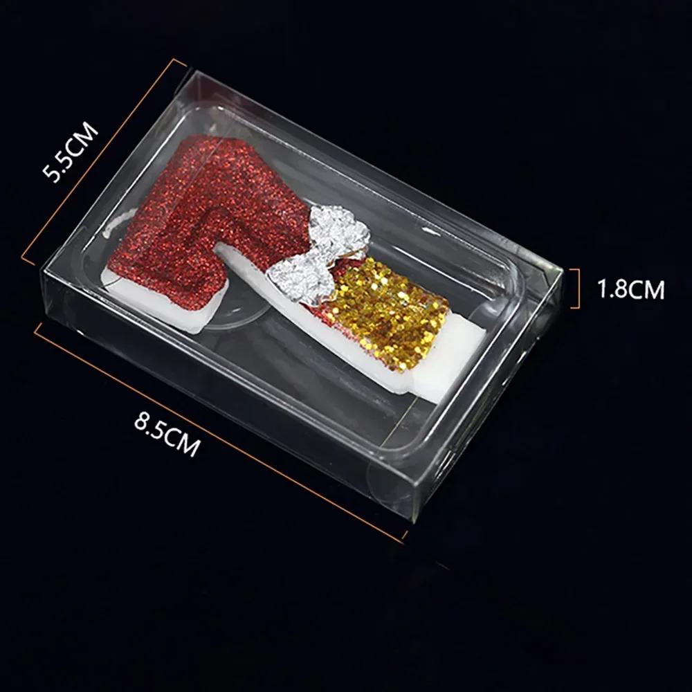 Red Number Birthday Candles Cake Decoration 0 1 2 3 4 5 6 7 8 9 Bow Cupcake Topper Birthday Party Anniversary Wedding Decor