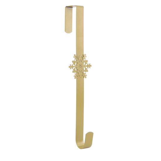 Christmas Wreath Hook Star Snowflake Christmas Tree Elements Metal Door Hanger Over The Door Hooks Hanger
