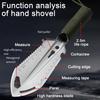 Multifunctional Shovel with Oxford Cloth Portable Stainless Steel Nylon Rope Handle Multi-purpose Spade Trowel Lightweight Outdoor Gardening Survival