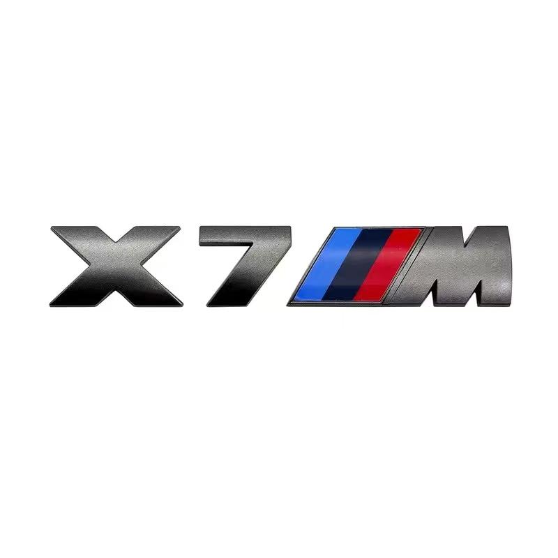 5,5 cm för M-logotyp ny grå ABS-dekal bakluckemärke för BMW M330i M340i M430i M440i M530i M540i M550i dekorationstillbehör.