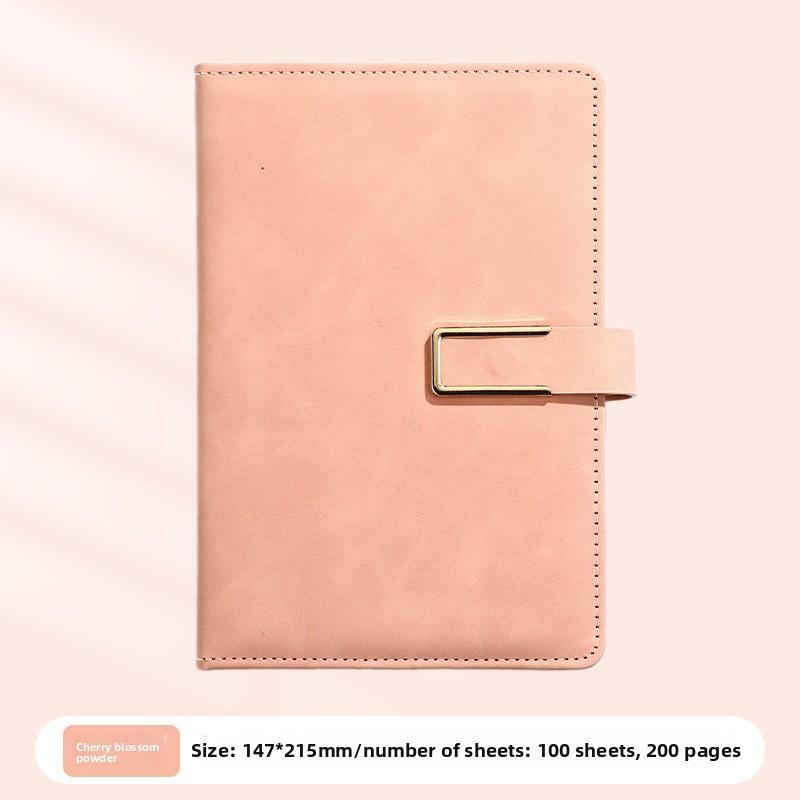 A5 Notatbok Spenne Business Kontor Notisblokk Gaveeske Sett