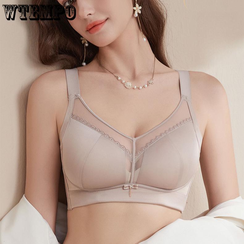 French Style Lingerie Crystal Cup Rabbit Ear Bra Women's Summer Lightweight Underwire Bra