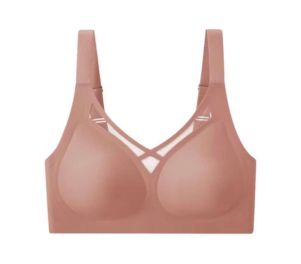 

Бесшовный гелевый бюстгальтер большого размера: Предотвращающий провисание, боковая поддержка, минимизирующий дизайн для меньшего внешнего вида 4XL—44/100