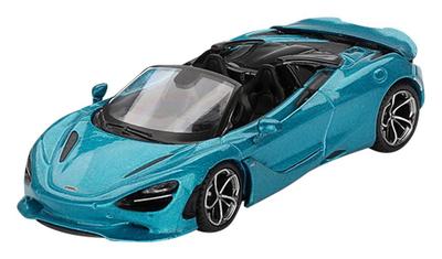 MINI GT Maßstab McLaren 750S Belize Blue Fertigprodukt 1/64 (Linkslenker)