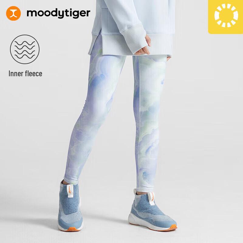 Moodytiger Girls' Fleece-Lined Winter Leggings