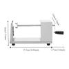 Stainless Steel Twisted Potato Slicer Wear Resistant Household Spiral Potato Cutter Manual French Fry Cutter Snack Preparatio