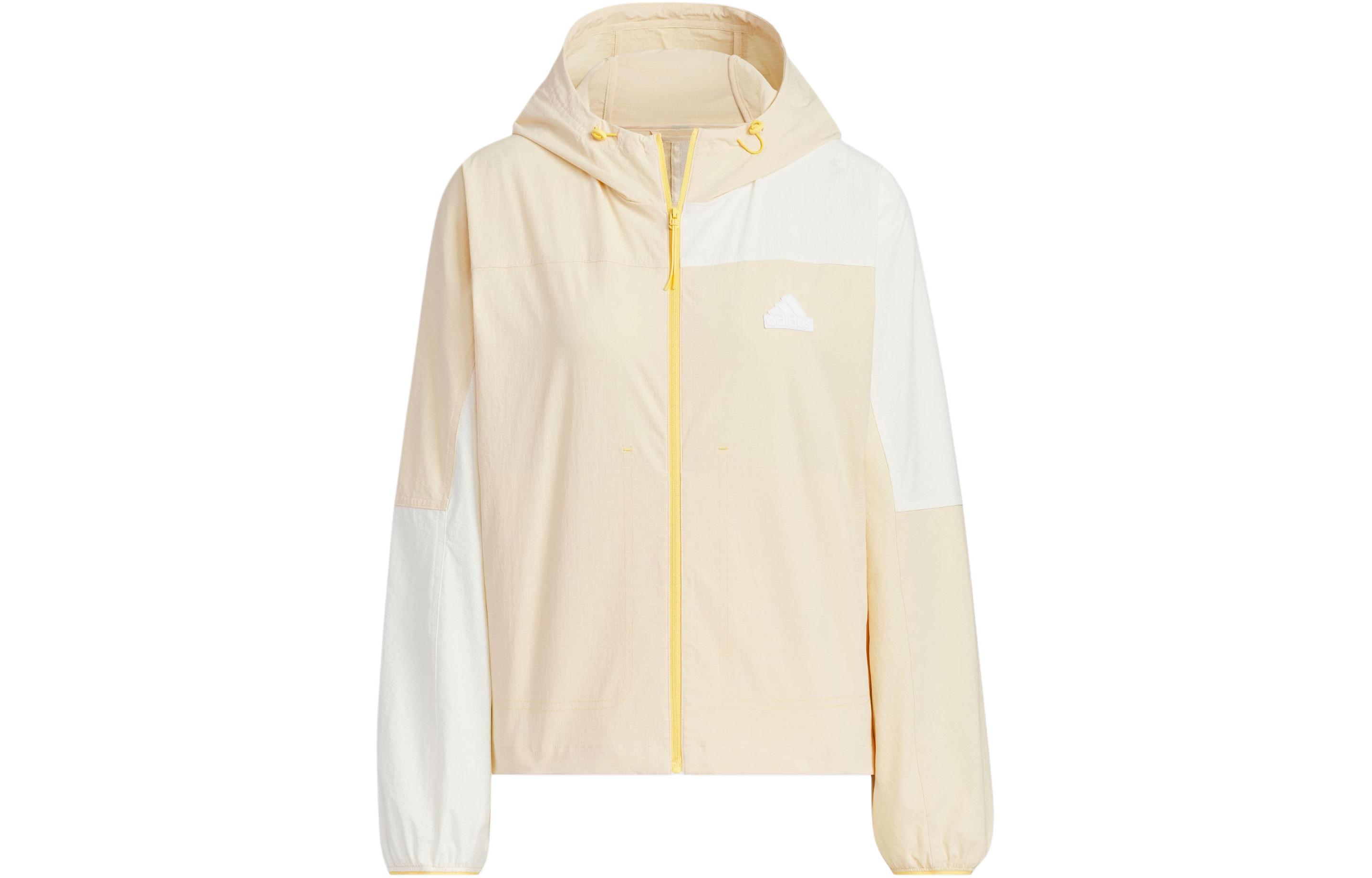 Adidas LIGHTWEIGHT COLOURBLOCK JACKET Jackets & Coats Women s Sandy Brown JI9808 L