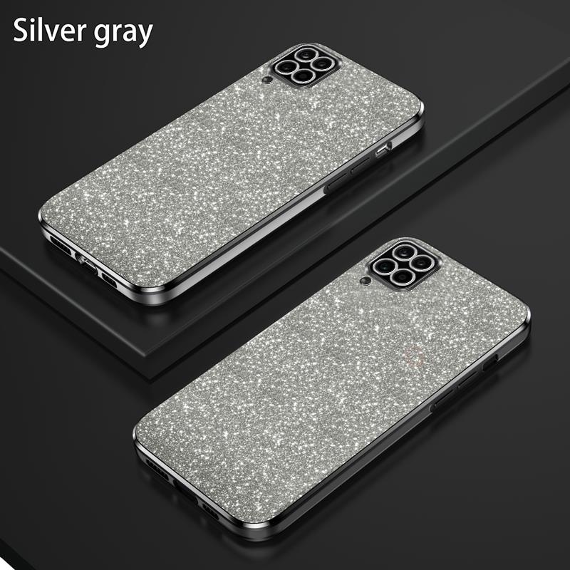 A 12 22 Luxury Gradient Glitter Plating Case pro Samsung Galaxy A12 A22 4G A22S 5G Women silikonový zadní kryt Funda