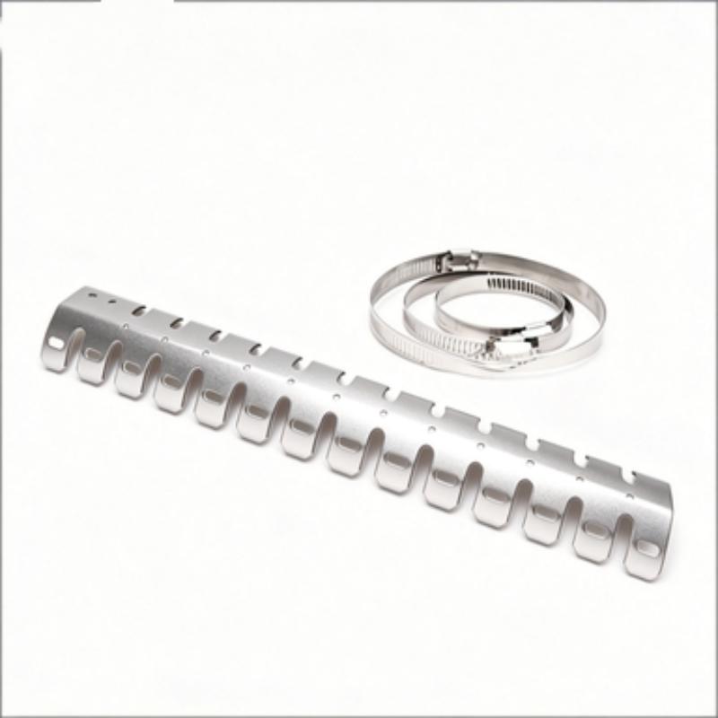 Motorcycle Exhaust Pipe Heat Shield Cover Aluminum Alloy 61cm Length
