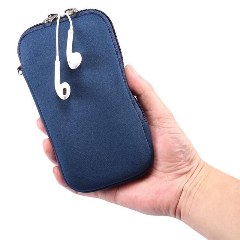Custodia Universale in Neoprene Custodia Protettiva per Telefono Portatile Impermeabile con Cerniera Custodia per Telefono