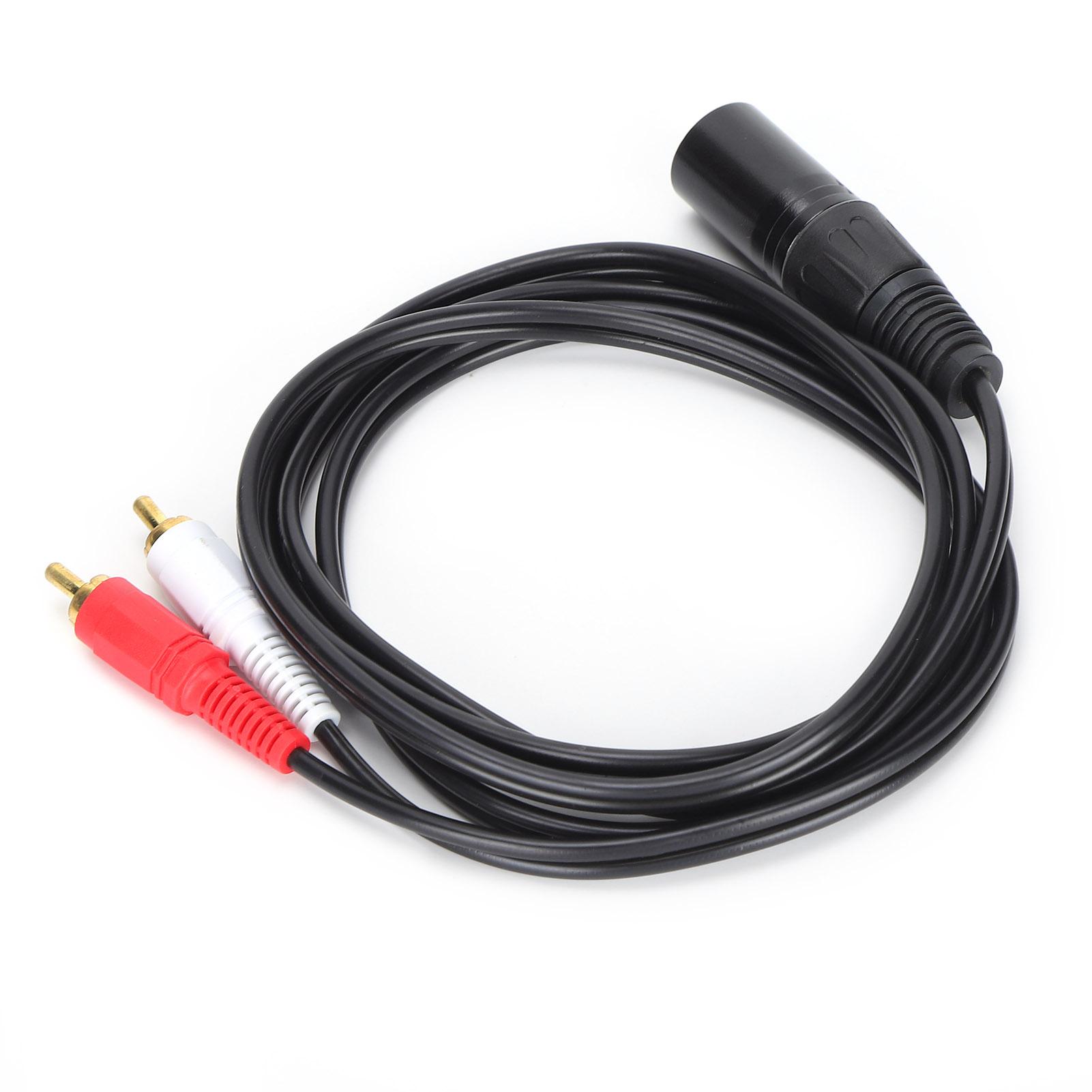 

JORINDO Microphone Cable XLR Male to Dual RCA Y Splitter Balanced Signal Microphone Connection Cable