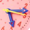 Clock Teaching Aid Learning Model Toy Students Kids Cognitive Time Tool 3 Pointer Linkage 24 Hour