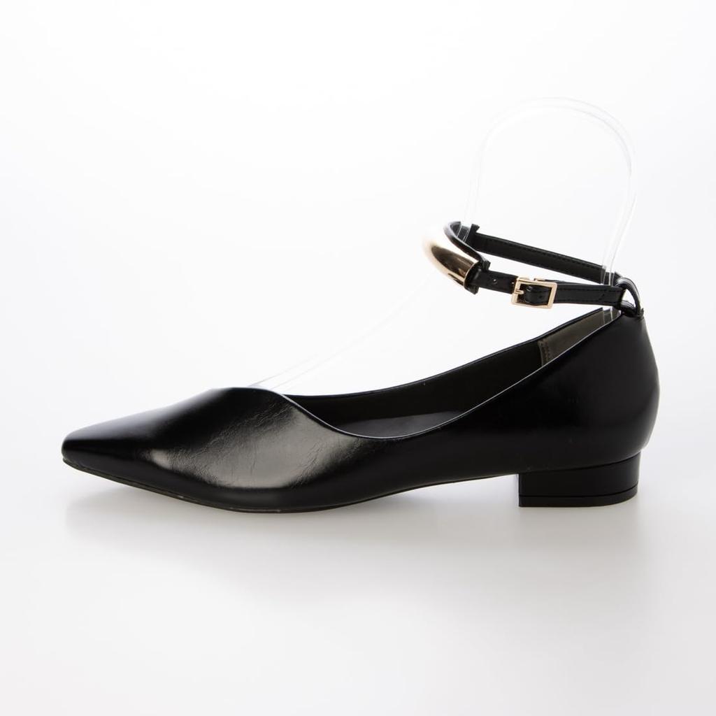 [Evol] Cushioned and Plush Wave Cut Flat Pumps