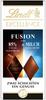Lindt Excellence Fusion cioccolato fondente 85% con sale e latte 100g