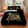 3Pcs Zelda Wild Adventure Bedding Sets For All Sizes New 3D Printed Bed Cover Comforter Duvet Cover Pillowcase Bedroom Decoration