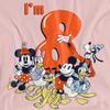 Mickey Mouse & Friends Womens/Ladies Vintage Group 8th Birthday T-Shirt