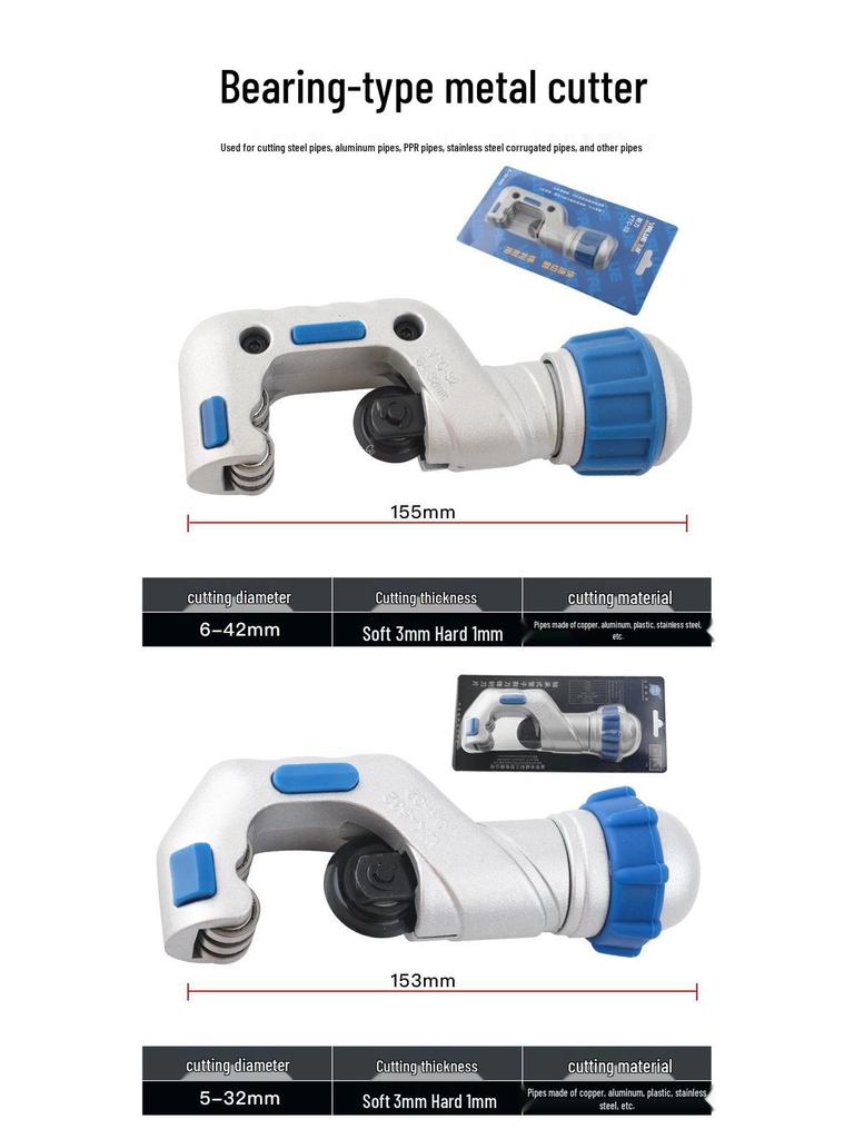 Copper Pipe Flaring and Reaming Tool VFT-908 (Metric & Imperial)