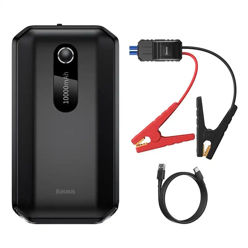 Powerbank / Rozrusznik Baseus Super Energy Car Jump Starter, 10000Mah, 1000A, Usb (Czarny)