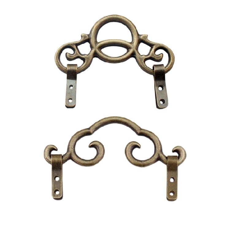 Bukoliczny Miedziany Haczyk Ścienny W Stylu Vintage Dekoracyjny Wieszak Na Lustra Dzieła Sztuki Szybki Montaż Akcesorium do Przechowywania w Domu