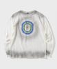 FFEFF STUDIO Stain Washed Signature Long Sleeve T-Shirt (Ivory)