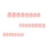 Polka Dot Wearable Nails - Short Style Fall/Winter Manicure False Nail Tips