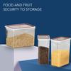2PCS pp Grain Storage Box Rectangular Cereal Container Durable Sealed Container  Home Kitchen