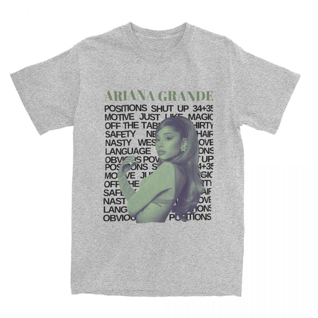 Ariana Grandes 2024 Music Tour TShirt Singer Hipster TShirts ShortSleeved Awesome Tops Summer Cotton Plus Size Tees