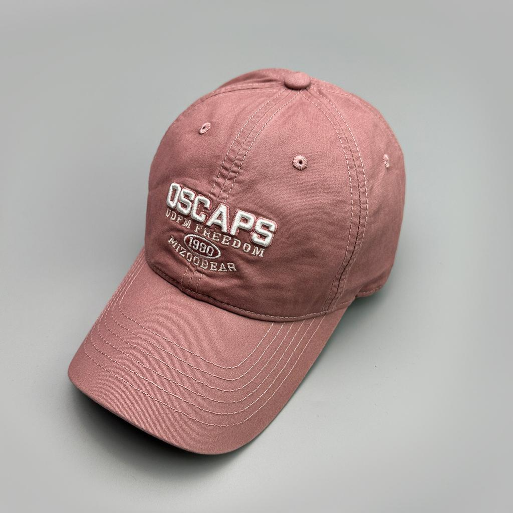 Retro Letter Embroidered Baseball Cap Men'S And Women'S Sunshade Fashion Trendy Brand Showing Face Small Cap