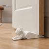 3D Printed Door Wedge French Bulldog Stopper Wedge, Dog Shape Doorstop, Windproof Anti-slip No Drilling Floor Doorstop for Home Office Bedroom