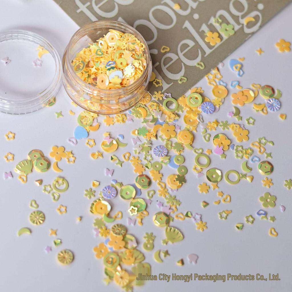 Macaron Irregular Shape Glitter for DIY Nail Art & Accessories
