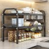 Under The Sink Shelf Flexible Layered Rack Cabinet Organizer Sundries Telescopic Holder Countertop Storage Rack Under Sink Shelf