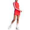 adidas Originals Spice Girl Serie Drei Streifen Logo Bestickt Rückenfrei Figurbetont Stehkragen Langarmkleid Damen Kleider IV9332