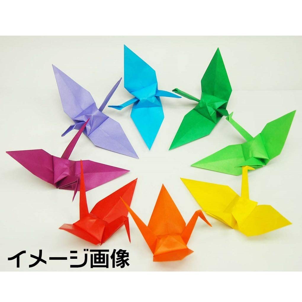 Toyo Origami Thousand Crane 20 1020 103400 Kit, 7.5cm Square, Colors, Sheets,