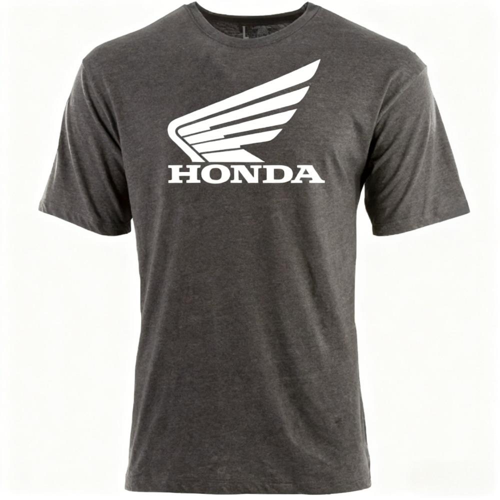 Honda Mens and Womens Tshirt Summer Y2k Cotton Tee Honda Gold Wing Sports Shortsleeved Spring Autumn Motorcycle Cycling Top