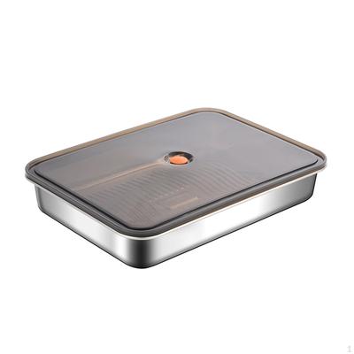 Dumplings Organizer Food Grade Refrigerator Storage Box Tray Container